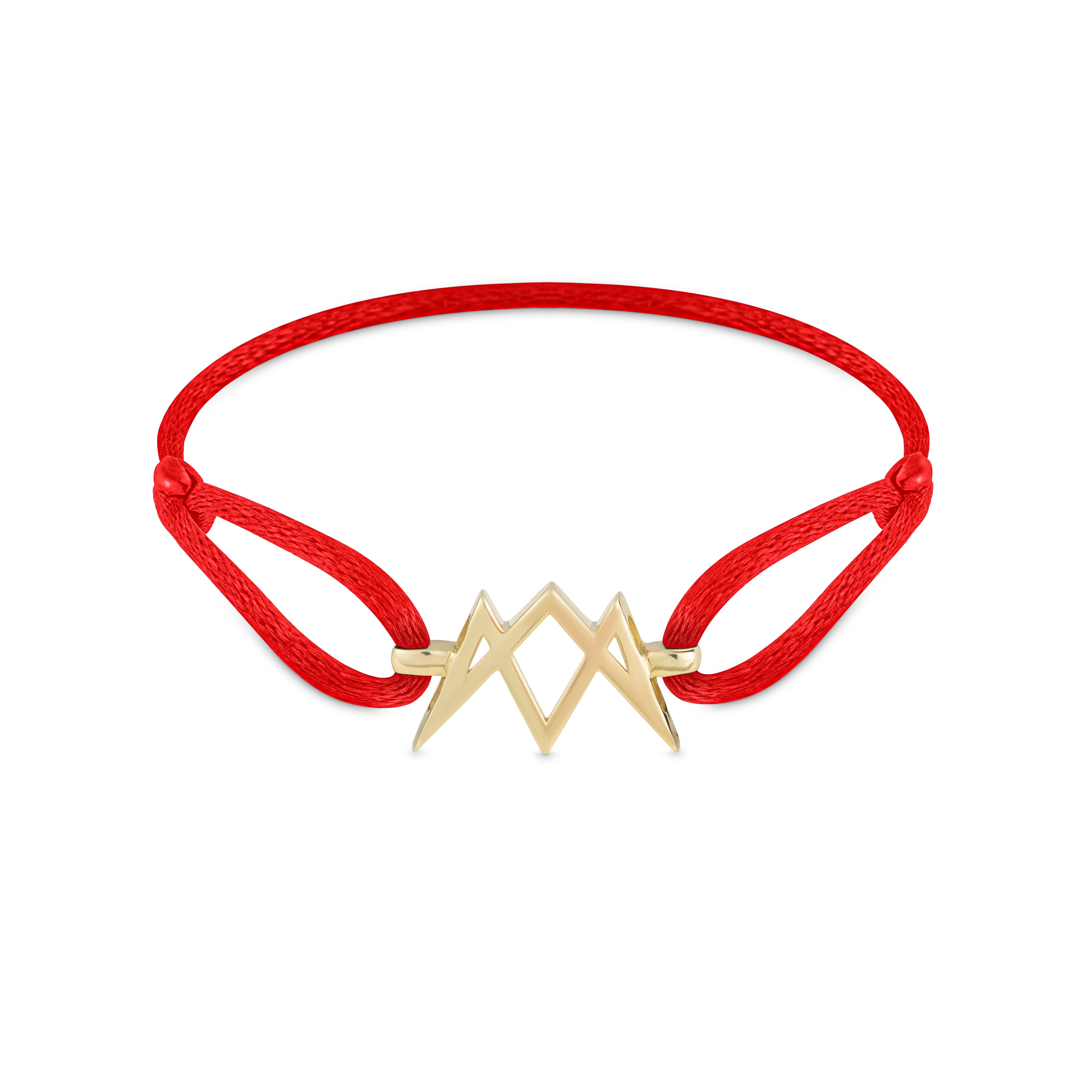 MIIKOYA M Cord Bracelet in 18k Yellow Gold