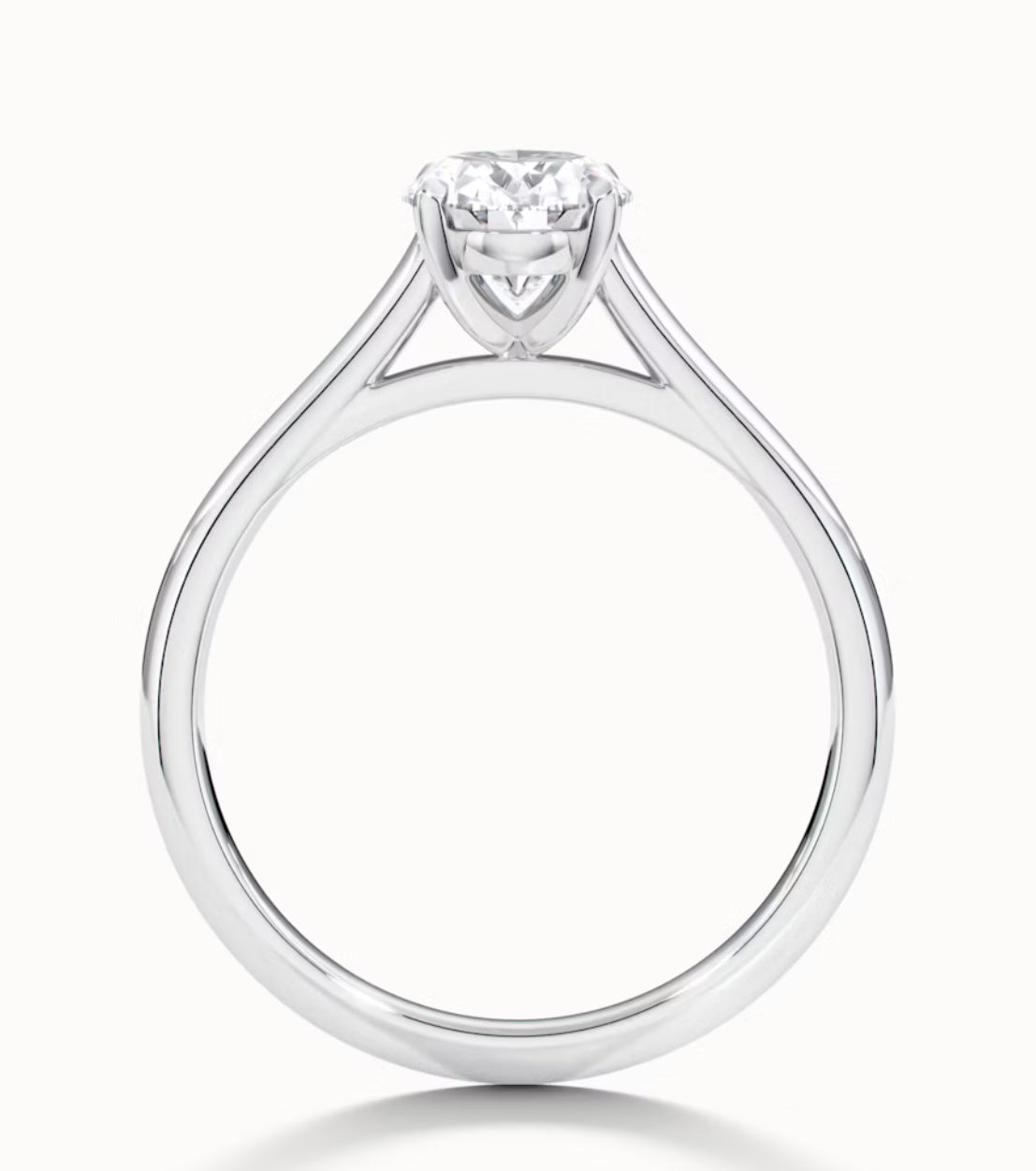 Oval-cut Diamond Engagement Ring