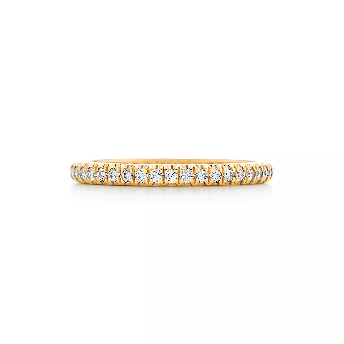 Full Eternity Wedding Band, in Yellow Gold