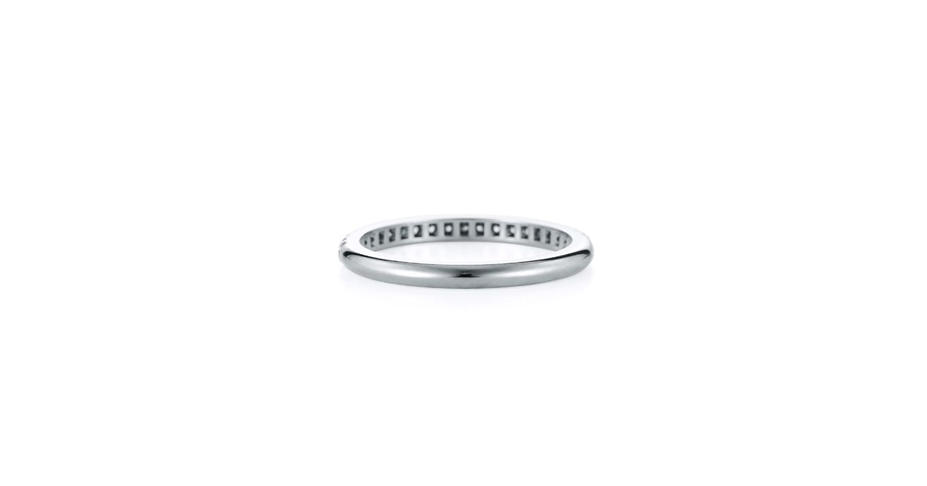 Half Eternity Wedding Band, in Platinum