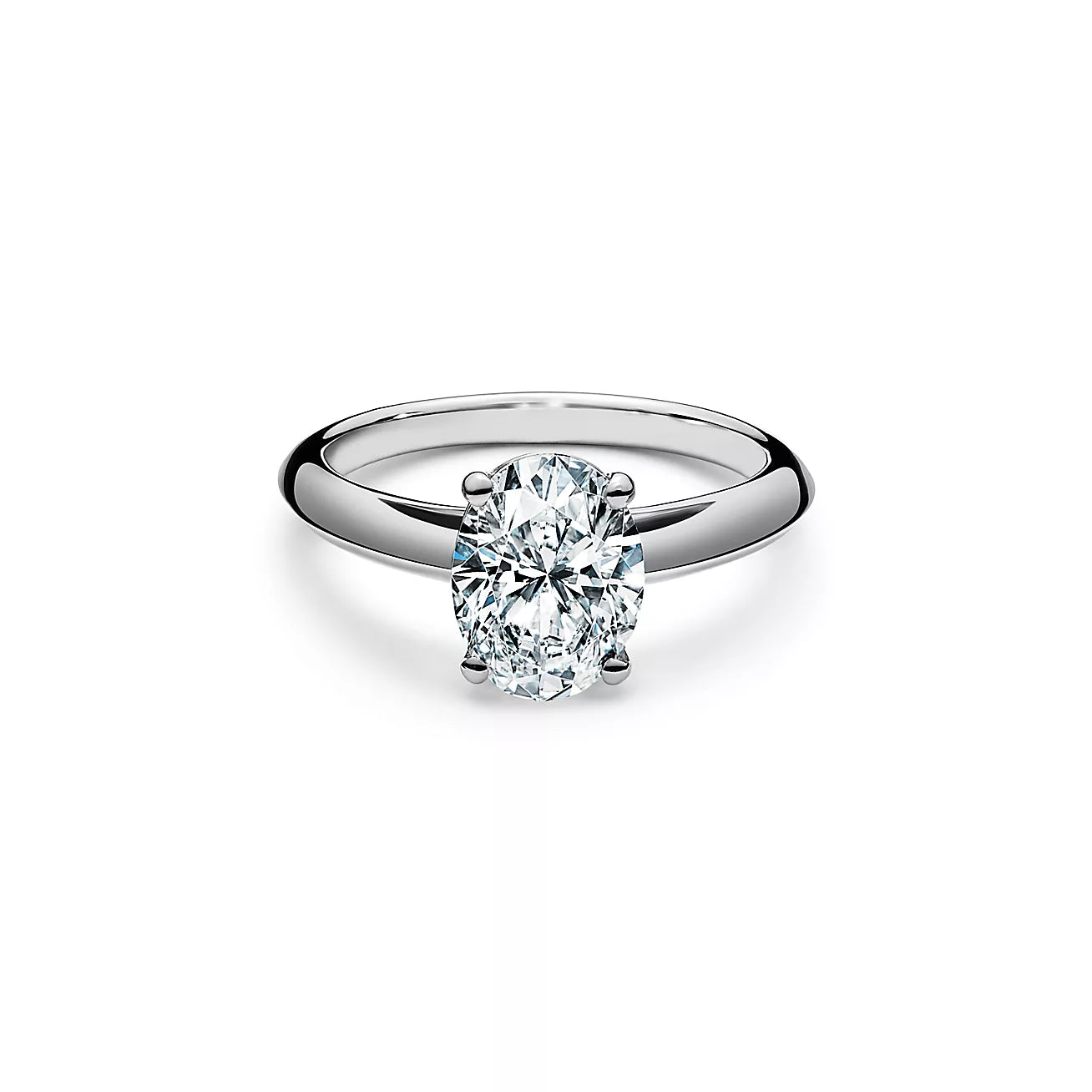 Oval-cut Diamond Engagement Ring